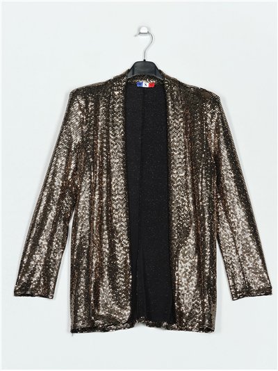 Blazer fiesta lentejuelas oro