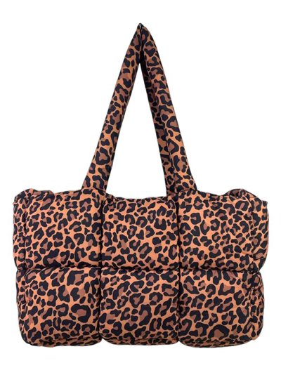 Shopper nylon leopardo letra-a