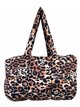 Shopper nylon leopardo letra-d