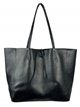 Shopper liso piel negro