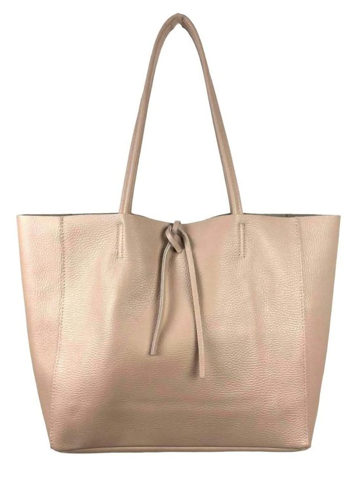 Shopper liso piel nude