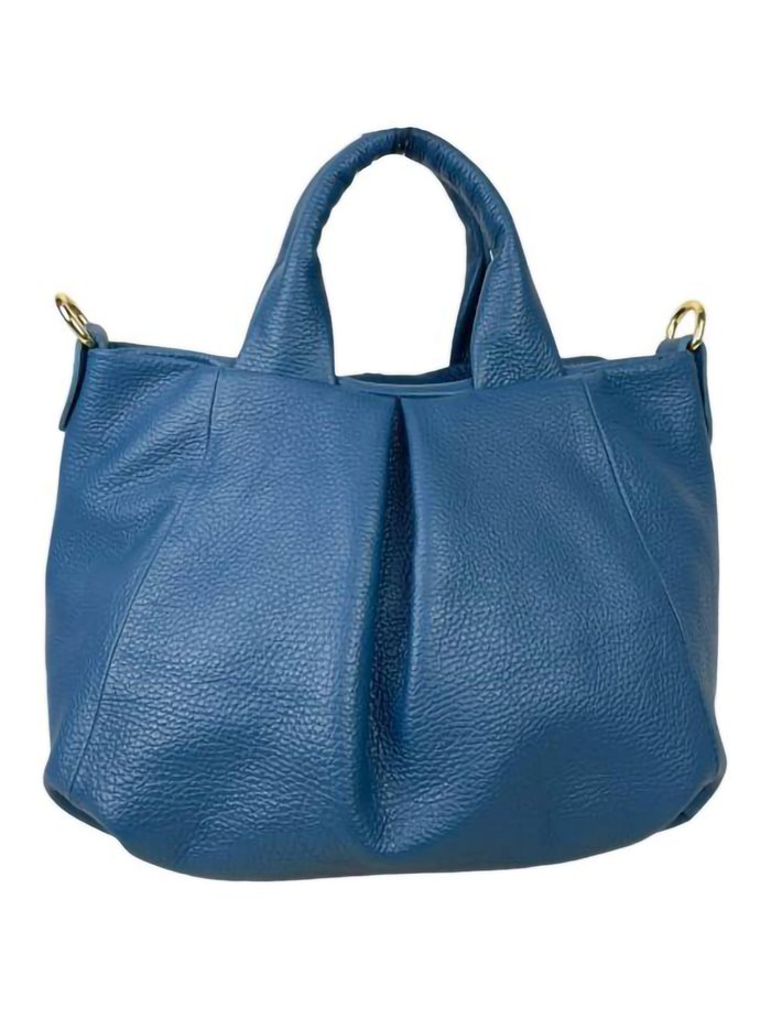 Citybag minimal piel azul