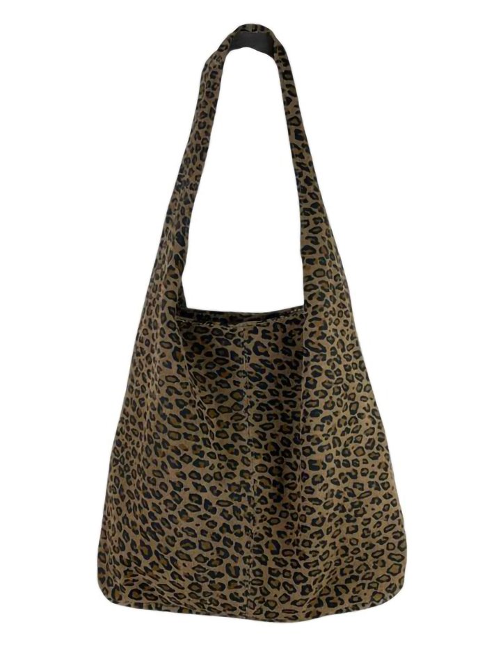 Shopper serraje animal print taupe-oscuro