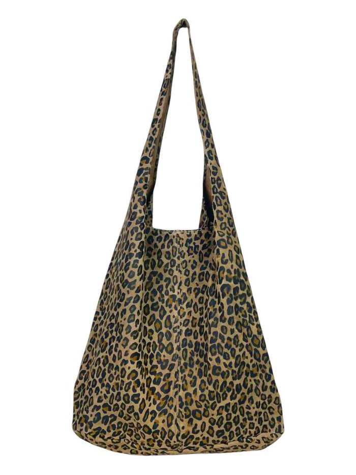 Shopper serraje animal print taupe