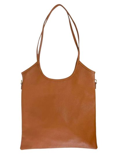 Shopper liso piel marron