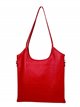 Shopper liso piel rojo