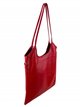 Shopper liso piel rojo