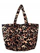 Shopper nylon leopardo letra-a