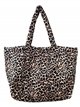 Shopper nylon leopardo letra-c