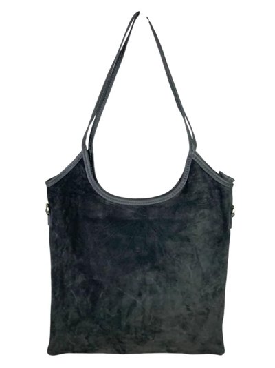 Shopper serraje piel gris