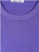 Jersey soft cálido amplio morado