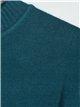 Jersey soft cálido amplio cuello perkins teal