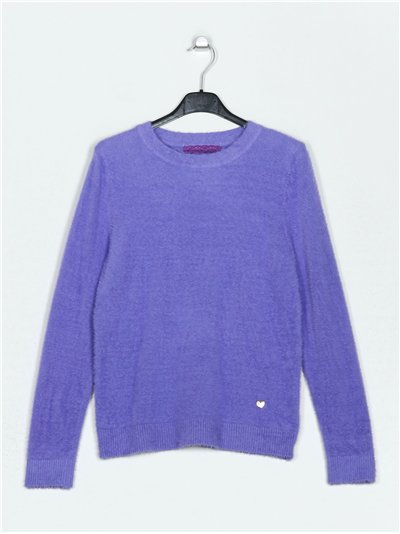 Jersey pelo soft morado