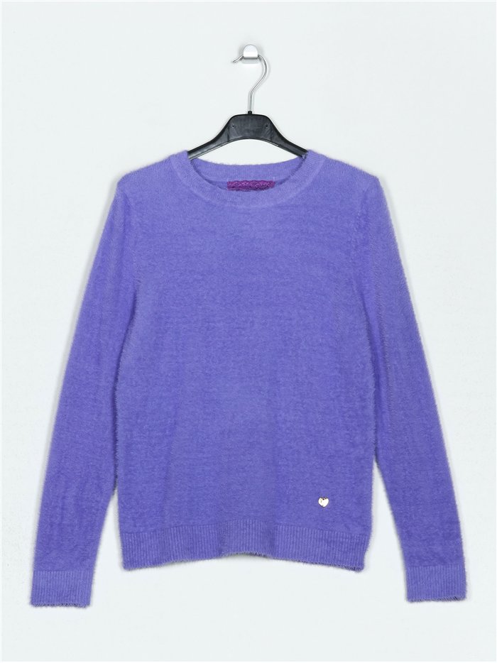 Jersey pelo soft morado