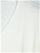 Jersey liso talla grande blanco