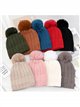 Gorro punto pompon colores surtidos