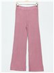 Conjunto Jersey cuello vuelto + Pantalón rosa-palo