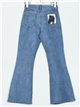 Jeans flare tiro alto azul (36-46)