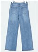 Jeans mom fit rectos azul (36-46)