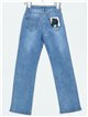 Jeans strass azul (S-XXL)