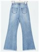 Jeans flare desflecados azul (S-XXL)