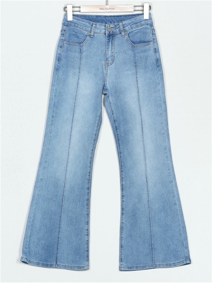 Jeans flare azul (S-XXL)