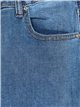 Jeans básico talla grande azul (40-52)