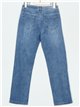 Jeans básico talla grande azul (40-52)