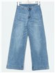 Jeans mom fit rectos azul (XS-XL)