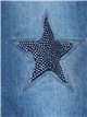 Jeans estrellas strass azul (S-XXL)