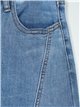 Straight jeans with topstitching blue (XS-XL)