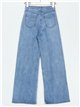 Straight jeans with topstitching blue (XS-XL)