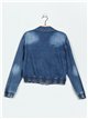 Bomber amplio denim azul (S-M-L-XL)