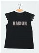 Camiseta amour strass (M/L-XL/XXL)