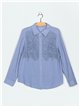 Camisa efecto lino crochet (M-L-XL-XXL)