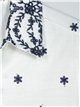 Camisa bordada blanco (M-L-XL-XXL)