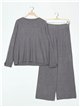 Conjunto Jersey amplio + Pantalón gris