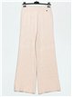 Straight knit trousers apricot