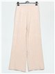 Straight knit trousers apricot