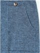 Straight knit trousers azul-vaquero