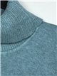 Roll neck sweater azul-vintage