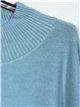 Maxi sweater azul-claro