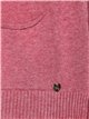 Roll neck sweater rosa