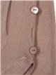 Sweater with buttons marron-claro