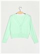 Cropped knitted cardigan (M/L-L/XL)