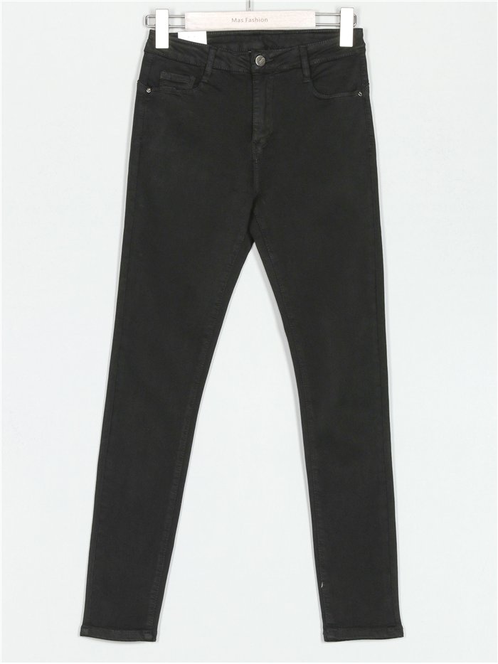 Skinny jeans negro (S-XXL)