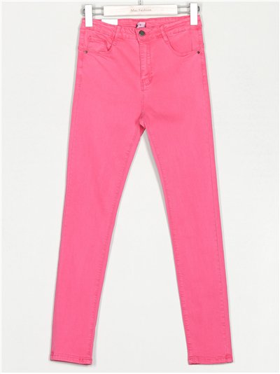 Jeans skinny fucsia (S-XXL)