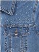 Cazadora denim strass azul (S-XXL)