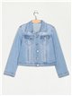 Basic denim jacket azul (S-XXL)