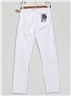 High waist belted jeans blanco (S-XXL)